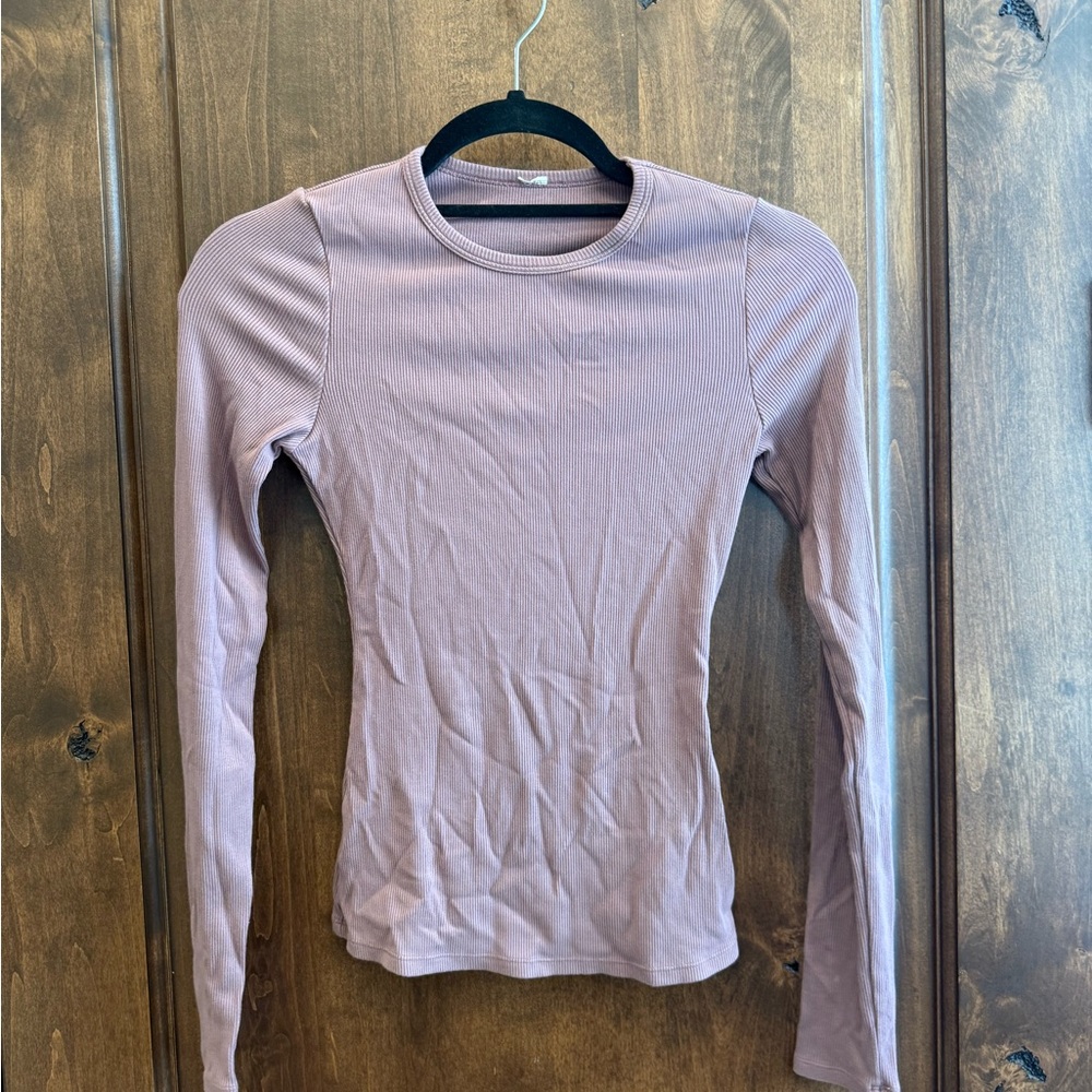 ALO Yoga Long Sleeve Top - Dusty Pink